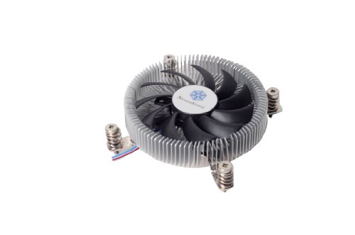 SilverStone SST-NT07-115X - Nitrogon Low Profile CPU-Kühler mit 80 mm-PWM-Lüfter für Intel-Sockel SilverStone SST-NT07-115X - Nitrogon Low Profile CPU-Kühler mit 80 mm-PWM-Lüfter für Intel-Sockel von SilverStone Technology