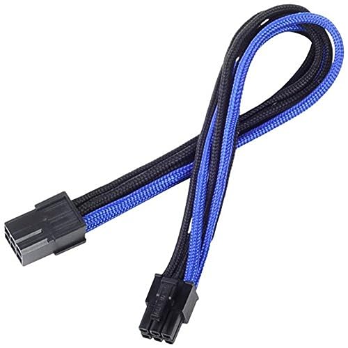 SilverStone SST-PP07-IDE6BA - Netzteil-Verlängerungskable 25cm 6pin auf PCI-E 6pin, schwarz/blau SilverStone SST-PP07-IDE6BA - Netzteil-Verlängerungskable 25cm 6pin auf PCI-E 6pin, schwarz/blau von SilverStone Technology