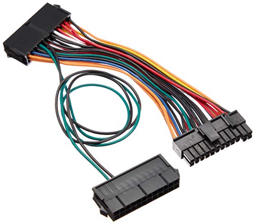 SilverStone SST-PP10 - Netzteil Adapter Kabel, Dual-24-Pin Buchse + Single-24Pin Stecker, für Den Betrieb von Zwei Netzteilen von SilverStone Technology