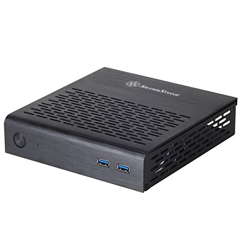 SilverStone SST-PT13B-USB3.0 - Petit Thin Mini-ITX Computer Gehäuse, USB 3.0, schwarz von SilverStone Technology