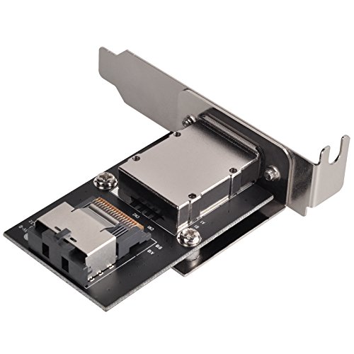 SilverStone SST-SA011 - Mini SAS Adapter, Intern Mini SAS 26pin SFF8087 zu Extern 36pin SFF8088 SilverStone SST-SA011 - Mini SAS Adapter, Intern Mini SAS 26pin SFF8087 zu Extern 36pin SFF8088 von SilverStone Technology