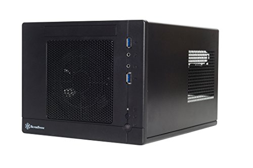 SilverStone SST-SG05BB-Lite - Sugo Mini-ITX kompaktes Cube Gehäuse, schwarz von SilverStone Technology