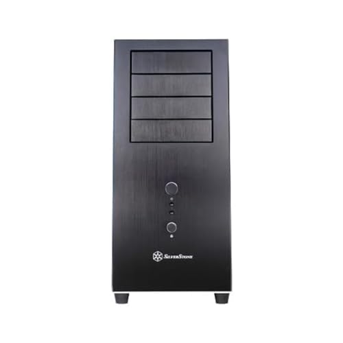 SilverStone SST-TJ04B-E - Temjin Midi Tower Gehäuse, SSI-CEB, ATX, schwarz von SilverStone Technology