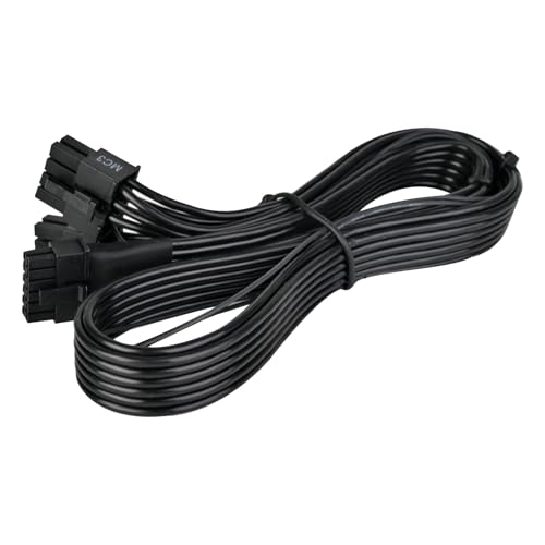 SilverStone Technology PP15-EPS, 2 x EPS-8-Pin- (Netzteil) zu-12+4-Pin- (GPU) 12V-2x6-PCIe-Gen5-Kabel, SST-PP15-EPS von SilverStone Technology