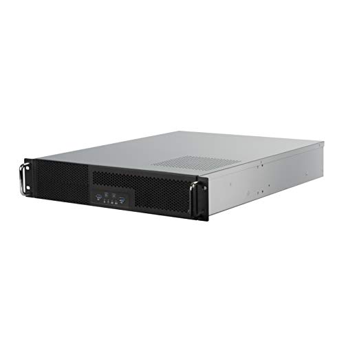 SilverStone Technology RM23-502, Industrielles 2HE-ATX-Rackmount-Speicherservergehäuse mit dualem 5,25-Zoll-Laufwerkschacht und USB-3.1-Gen1-Schnittstelle, SST-RM23-502 von SilverStone Technology