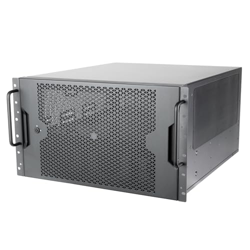 SilverStone Technology RM61-312, 6U 12-Bay Rackmount-Gehäuse mit Kompatibilität mit Zwei Netzteilen, dreifacher 360-mm-Kühlerhalterung, SST-RM61-312 SilverStone Technology RM61-312, 6U 12-Bay Rackmount-Gehäuse mit Kompatibilität mit Zwei Netzteilen, dreifacher 360-mm-Kühlerhalterung, SST-RM61-312 von SilverStone Technology