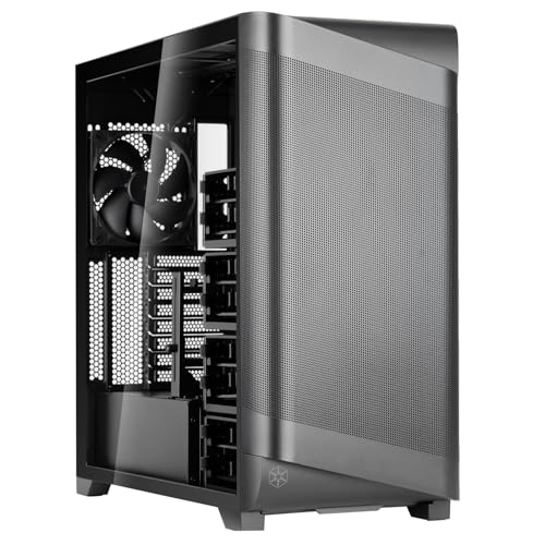 SilverStone Technology SETA A2 EIN wahrhaft starker Luftstrom: außergewöhnlich vielseitiges Mid-Tower-Gehäuse, Schwarz, SST-SEA2Y-BG SilverStone Technology SETA A2 EIN wahrhaft starker Luftstrom: außergewöhnlich vielseitiges Mid-Tower-Gehäuse, Schwarz, SST-SEA2Y-BG von SilverStone Technology