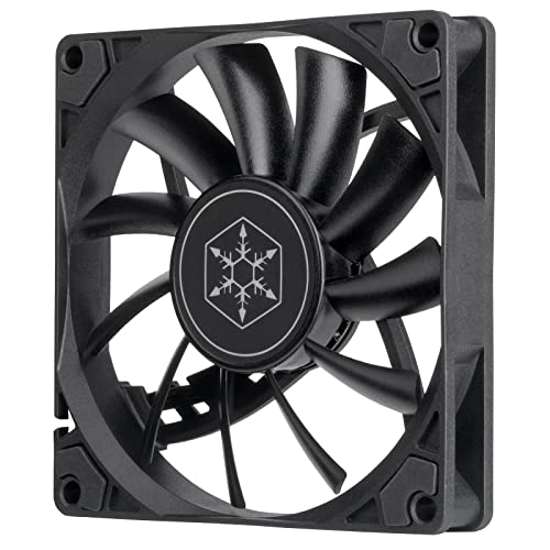 SilverStone Technology SST-AS90B - Air Slimmer Schmaler 92-mm-Lüfter mit verbesserter Leistung, PWM von SilverStone Technology