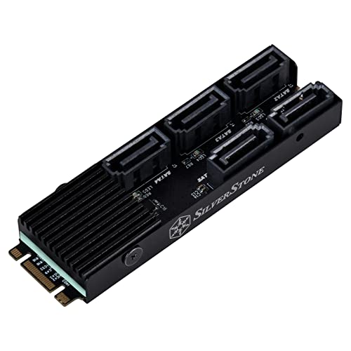 SilverStone Technology SST-ECS07-5-Port-SATA-Gen3-6Gb/s-Non-RAID-M.2-PCIe-Speichererweiterungskarte SilverStone Technology SST-ECS07-5-Port-SATA-Gen3-6Gb/s-Non-RAID-M.2-PCIe-Speichererweiterungskarte von SilverStone Technology