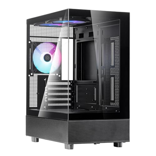 SilverStone Technology SST-LD04-B-ARGB - Lucid Serie, Panorama-Micro-ATX-Gehäuse mit beachtlichem 270°-Sichtfeld SilverStone Technology SST-LD04-B-ARGB - Lucid Serie, Panorama-Micro-ATX-Gehäuse mit beachtlichem 270°-Sichtfeld von SilverStone Technology
