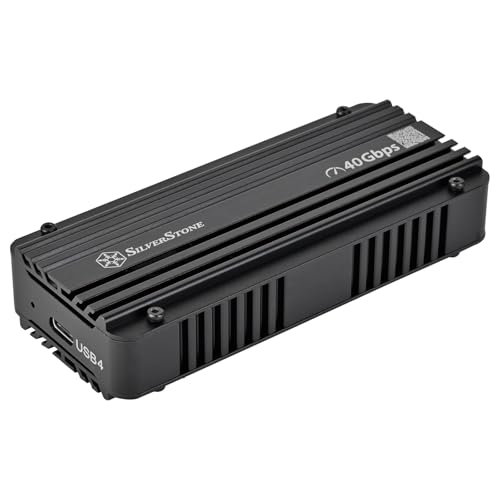 SilverStone Technology SST-MS12B-40G, USB4 NVMe SSD-Gehäuse mit Aktivkühlung SilverStone Technology SST-MS12B-40G, USB4 NVMe SSD-Gehäuse mit Aktivkühlung von SilverStone Technology