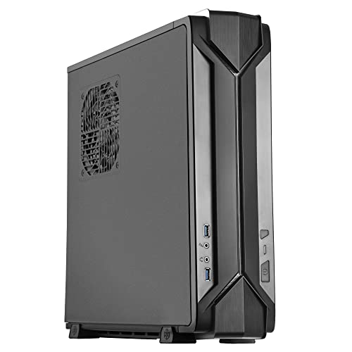 SilverStone Technology SST-RVZ03B-ARGB - Raven Mini-ITX Gaming Computer Gehäuse, ARGB, schwarz von SilverStone Technology