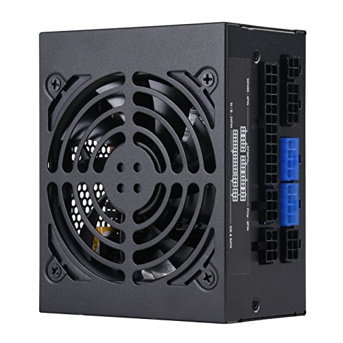 SilverStone Technology SST-SX650-G v 1.1 - SFX Serie, 650W 80 Plus Gold flüsterleises PC-Netzteil mit 92 mm, 100% modular von SilverStone Technology