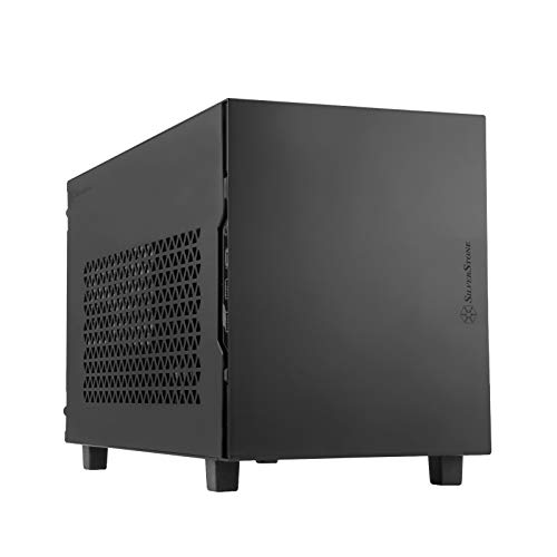 SilverStone Technology SUGO 15, Schwarz, Mini-ITX, Aluminium, Unterstützt Grafikkarten in voller Länge für 3 Steckplätze/ATX PSU / 240mm AIO, USB Typ-C x 1, SST-SG15B von SilverStone Technology