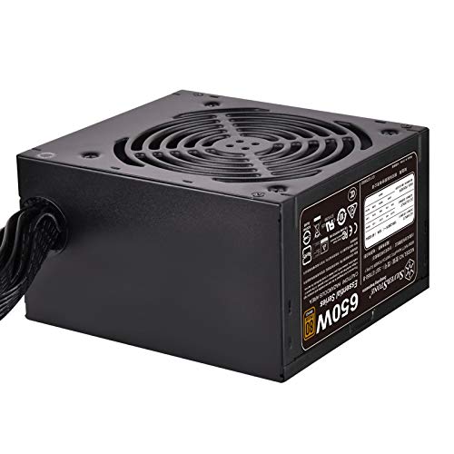 Silverstone SST-ET650-B v1.4 - Strider Essential Serie, 650W 80 Plus Bronze ATX flüsterleises PC-Netzteil mit 120mm-Lüfter, Zwei 8-Pin-EPS mit Unterstützung mehrerer 8- / 6-poliger PCI-E-Anschlüsse von SilverStone Technology