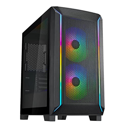 SilverStone SST-FA312Z-BG - Danger MATX High Airflow and High Capacity Gaming Chassis von SilverStone Technology
