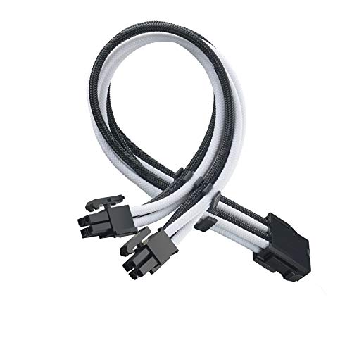 Silverstone SST-PP07E-EPS8BW - Netzteil-Verlängerungskabel 30cm EPS 8pin auf EPS/ATX 4+4pin, schwarz + Weiss Silverstone SST-PP07E-EPS8BW - Netzteil-Verlängerungskabel 30cm EPS 8pin auf EPS/ATX 4+4pin, schwarz + Weiss von SilverStone Technology