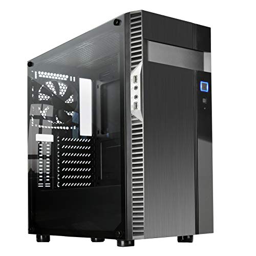 Silverstone SST-PS14B-E - Precision Towerr ATX Computergehäuse, Seitenteil aus gehärtendem Rauchglas, schwarz Silverstone SST-PS14B-E - Precision Towerr ATX Computergehäuse, Seitenteil aus gehärtendem Rauchglas, schwarz von SilverStone Technology