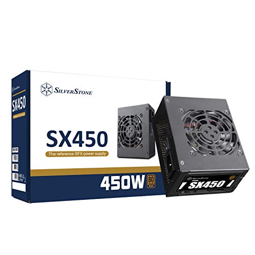 Silverstone SST-SX450-B - SFX Serie, 450W 80 Plus Bronze flüsterleises PC-Netzteil mit 80 mm-Lüfter von SilverStone Technology