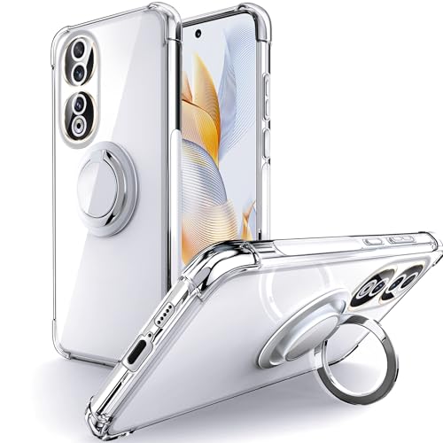 Silverback Hülle für Honor 90 Handyhülle mit 360 Grad Ring Halter Schutzhülle TPU Schock Stoßfester Stoßfänger Weiche Dünn Case für Honor 90 - Transparent Silverback Hülle für Honor 90 Handyhülle mit 360 Grad Ring Halter Schutzhülle TPU Schock Stoßfester Stoßfänger Weiche Dünn Case für Honor 90 - Transparent von Silverback