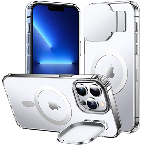 Silverback für iPhone 13 Pro Max Hülle Kompatibel mit MagSafe, Ständer Kompatibel Handyhülle mit Kameraschutz Magnetisch Schutzhülle für iPhone 13 Pro Max Case - Clear von Silverback