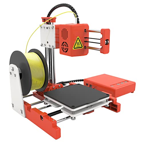 3D&Print® 3D Drucker | Hochpräzisions 3D Printer für Anfänger | mit Abnehmbarer Bauplatte | Leise Drucken | Leichter und tragbarer Mini 3D Drucker Easythreed X1 | Arbeitet mit PLA Filament von Silvergear