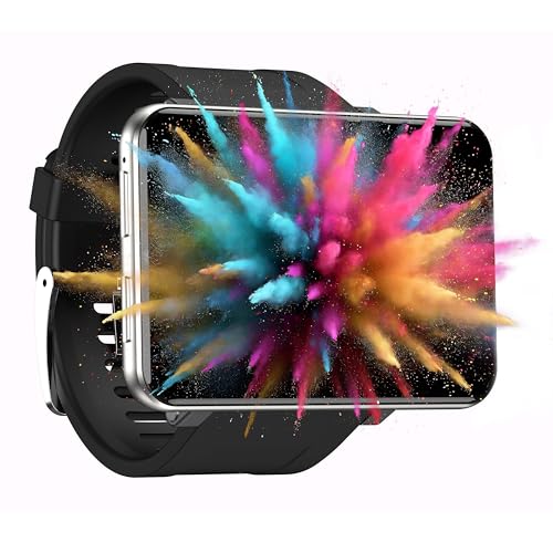 Silvergear® Smartwatch Männer & Frauen XL | 2.4 Zoll Touchscreen | Extra große Smart Watch | 16GB Speicher | Kamera, Anrufe, Apps | Fitness Uhr mit Herzfrequenzmesser | Schrittzähler | iOS, Android | von Silvergear