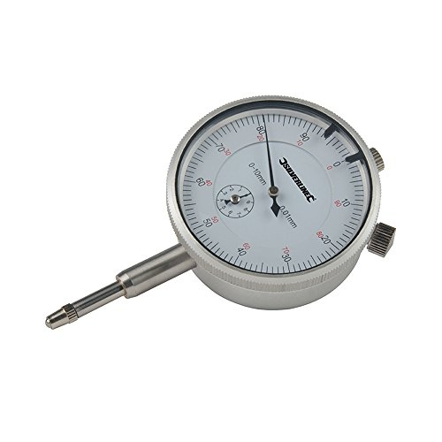 Silverline 196521 Präzisions-Messuhr, metrisch 0–10 mm von Silverline