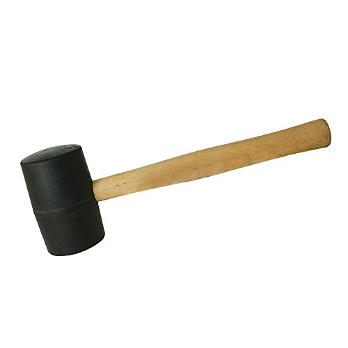 Silverline 598492 Gummihammer, schwarz 907 g von Silverline