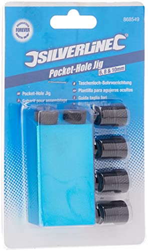 Silverline 868549 Pocket Hole Jig 6, 8 und 10 mm von Silverline