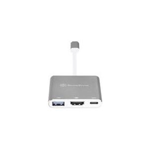 SilverStone EP08 - Externer Videoadapter - USB-C 3,1 - HDMI - Anthrazit (SST-EP08C) von Silverstone