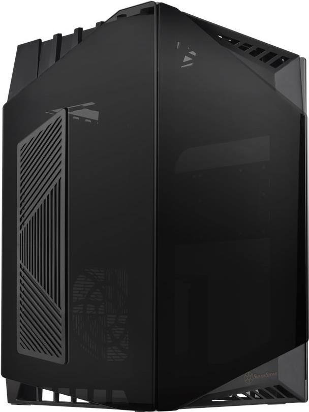 SilverStone Lucid LD03-AF - Tower - Mini-DTX - keine Spannungsversorgung (SFX12V/SFX-L12V) - Schwarz - USB/Audio von Silverstone