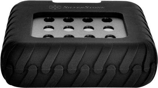 SilverStone Mobile Series MMS01 - Speichergehäuse - 6,4 cm (2.5) - SATA 6Gb/s - 600MBps - USB3.0 (SST-MMS01B) von Silverstone