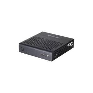 SilverStone Petit PT13 - Ultra Small Form Factor - Mini-ITX - ohne Netzteil - Schwarz - USB (SST-PT13B) von Silverstone