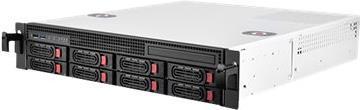 SilverStone RM21-308 - Rack-Montage - 2U - micro ATX - SATA/SAS - Hot-Swap - keine Spannungsversorgung (ATX / PS/2) - USB von Silverstone