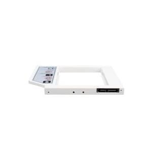 SilverStone Treasure TS08 - Laufwerksschachtadapter - 2.5 (6.4 cm) - 13,30cm (5,25) Slim Line auf 2.5 (13,3 cm Slim Line auf 6,4 cm) - weiß von Silverstone