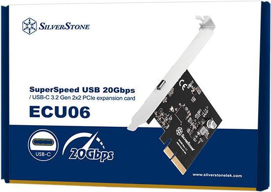 Silverstone ECU06 Schnittstellenkarte/Adapter USB 3.2 Gen 2 (3.1 Gen 2) (SST-ECU06) von Silverstone