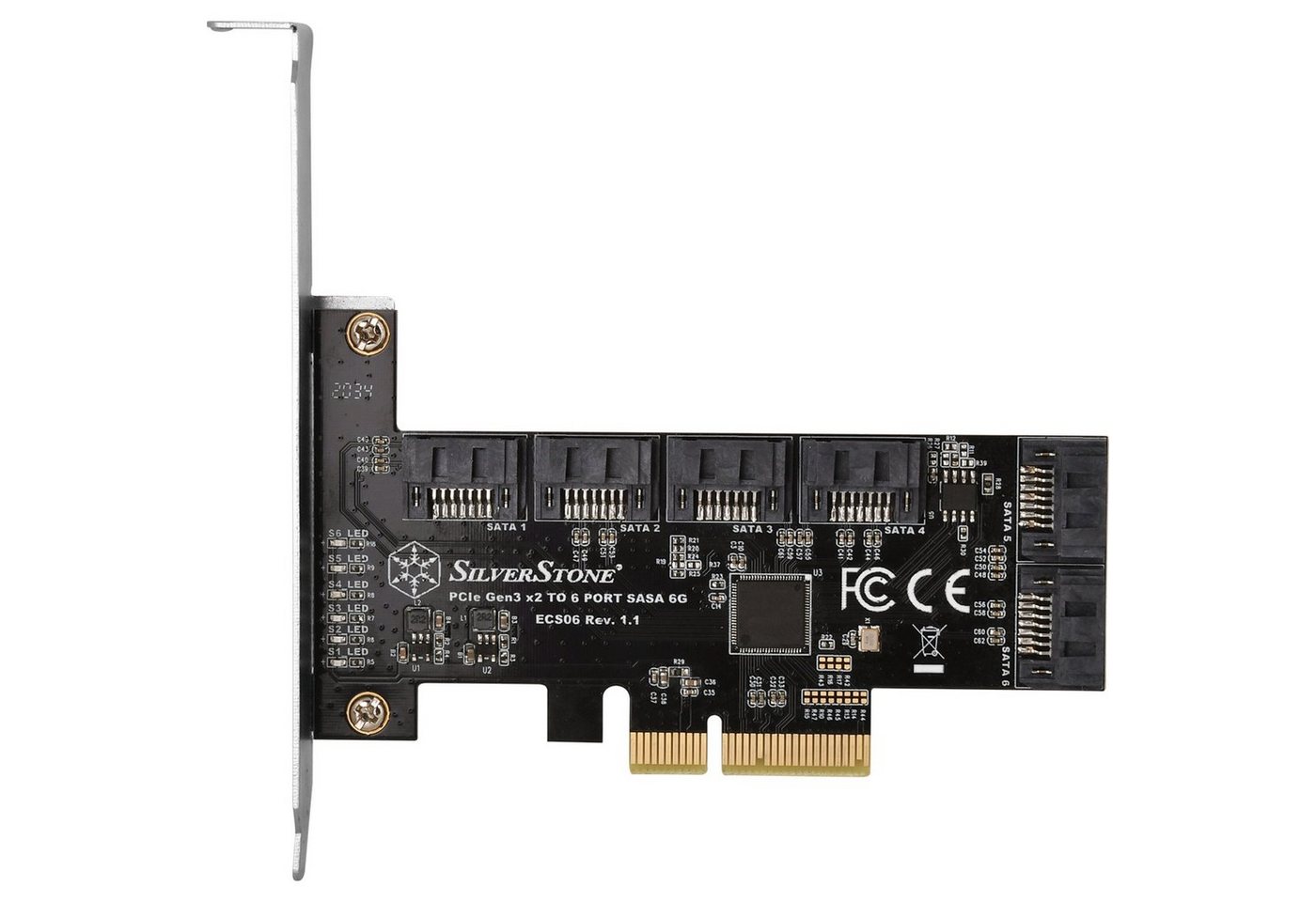 Silverstone SilverStone SST-ECS06, Serial ATA-Controller Adapter Silverstone SilverStone SST-ECS06, Serial ATA-Controller Adapter von Silverstone