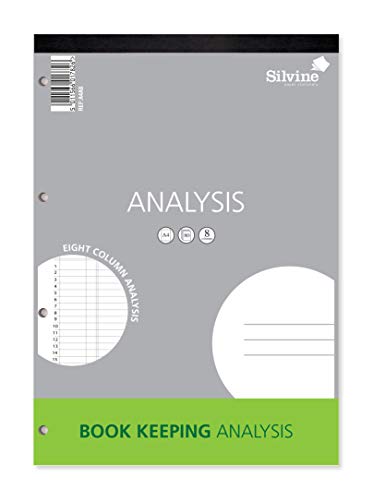 Silvine Analysis Buchhaltungs-Notizbuch, A4 von Silvine