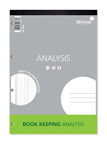 Silvine Analysis Buchhaltungs-Notizbuch, A4 von Silvine
