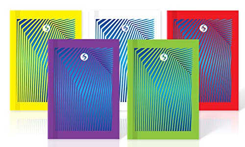Silvine Daze PADCBA6 Notizbücher, 160 Seiten, A6, robust, in 5 verschiedenen Farben, 10 Stück von Silvine
