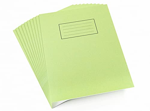 Silvine EX102 Übungsheft liniert mit Rand 80 Seiten 229 x 178 mm 10 Stück grün von Silvine