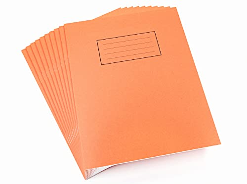 Silvine EX105 Übungsheft 5 mm Karos 80 Seiten 229 x 178 mm 10 Stück orange von Silvine