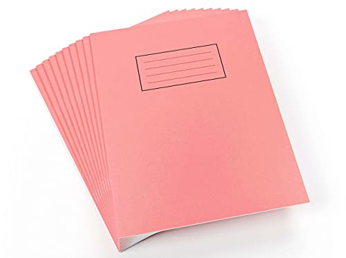 Silvine EX112 Übungsheft blanko 75 g/m² 80 Seiten 229 x 178 mm 10 Stück rosa von Silvine