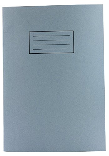 Silvine EX114 Übungsheft, unliniert, 80 Seiten A4 Ref blau 75 G/M2, [10 Stück] Originalverpackung von Silvine