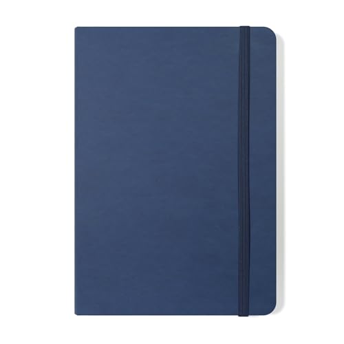 Silvine Executive Notizbuch, A5, gebunden, 160 linierte Seiten, 90 g/m², elfenbeinfarbenes Premium-Papier, 197BL von Silvine