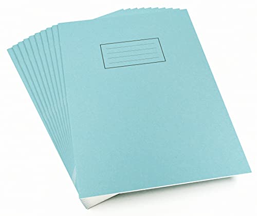 Silvine Schulheft, A4, Blau Liniert, 7 mm, 80 Seiten, 10 Stück von Silvine