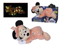 Disney Minnie Mouse soft toy, glow in the dark, 30 cm von Simba Toys
