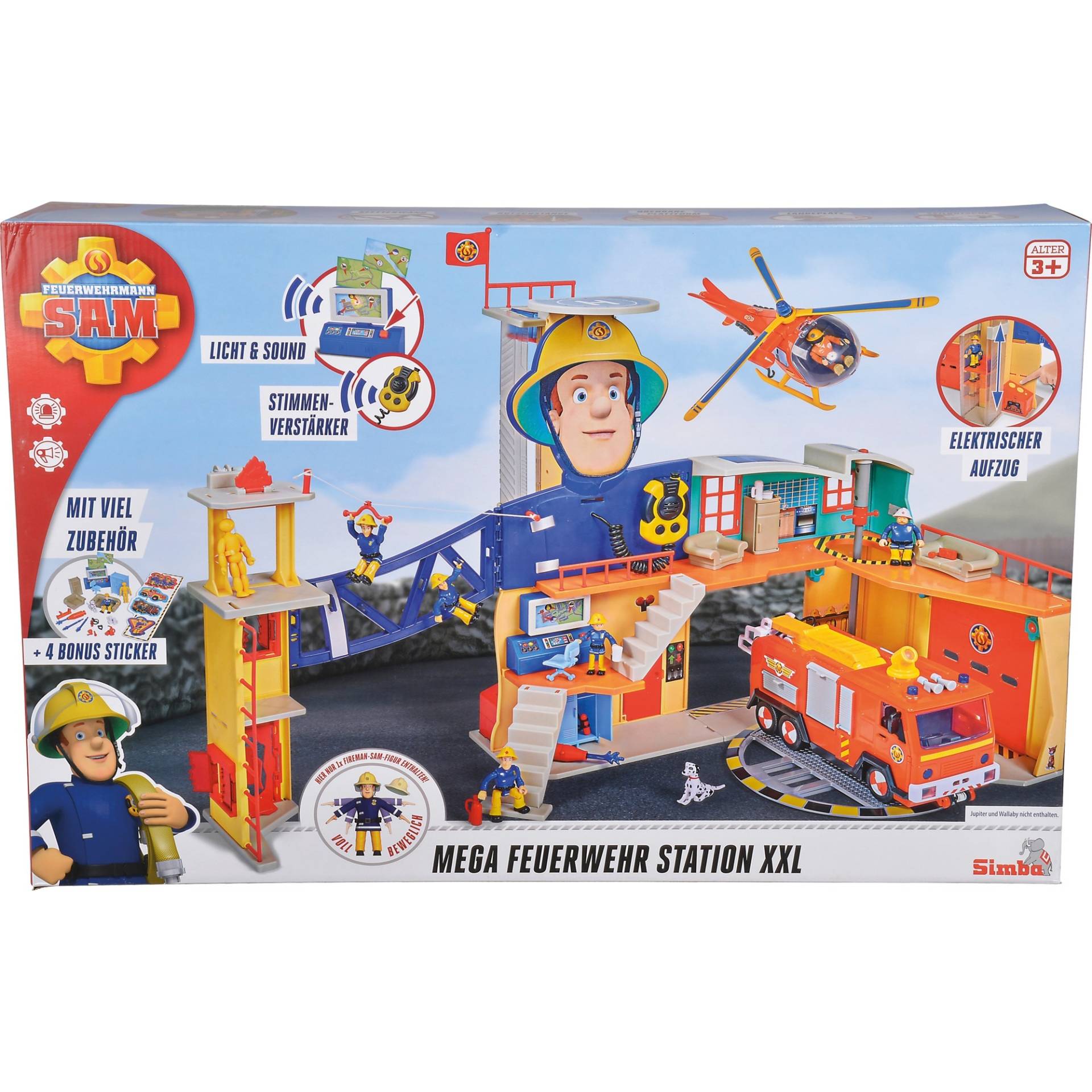 Feuerwehrmann Sam Mega-Feuerwehrstation XXL, Spielgebäude von Simba