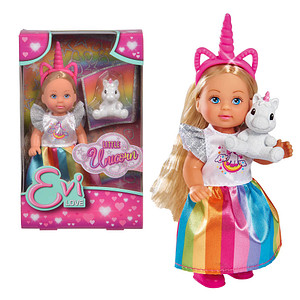 Simba Little Unicorn Einhorn Evi LOVE Puppe von Simba